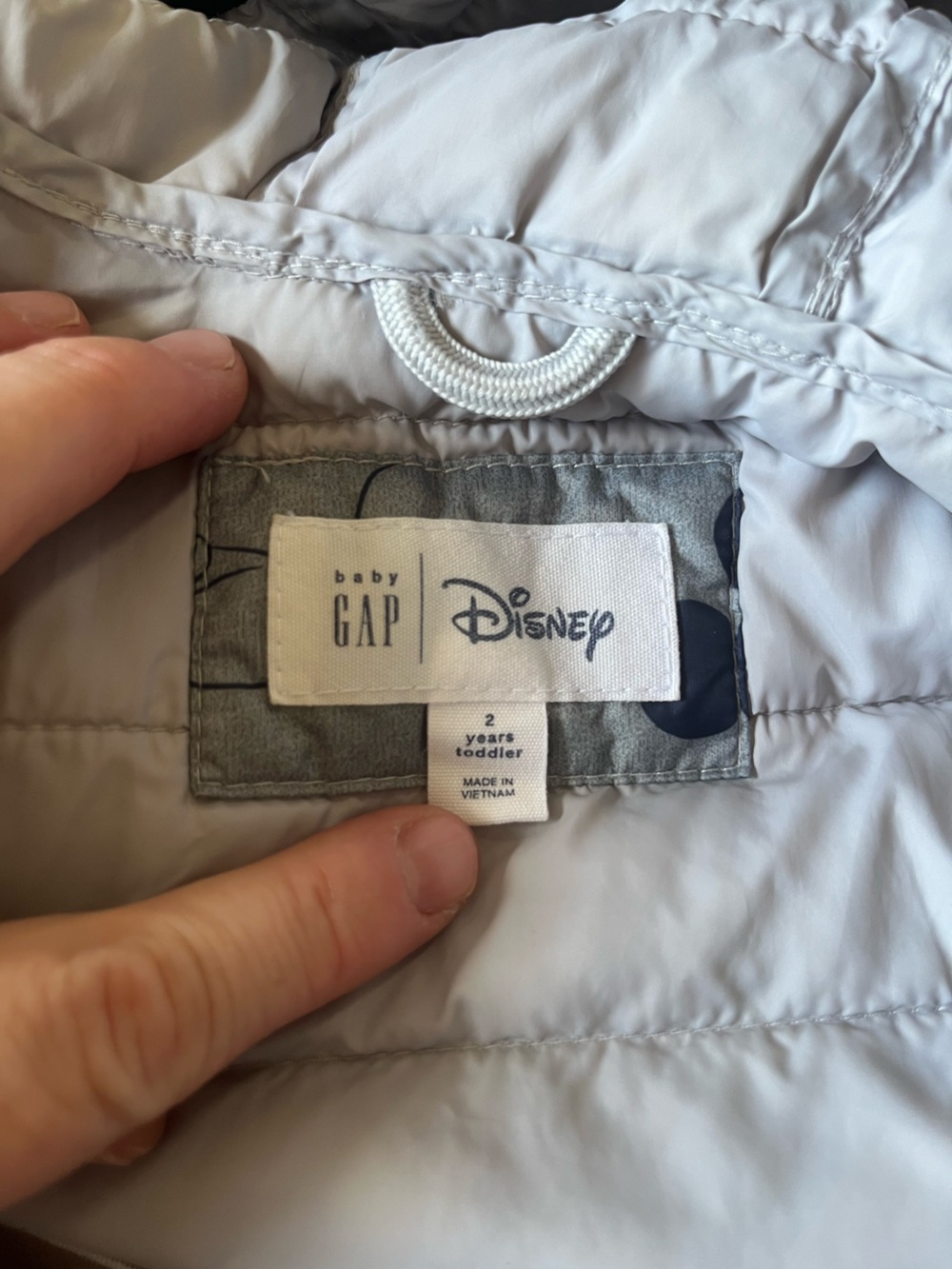 Baby GAP Disney Mickey Puffer Coat Size 2T - Picture 3 of 5